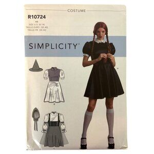 Simplicity R10724 Halloween Costume Sewing Pattern Dress Apron Hat Sizes 6-14
